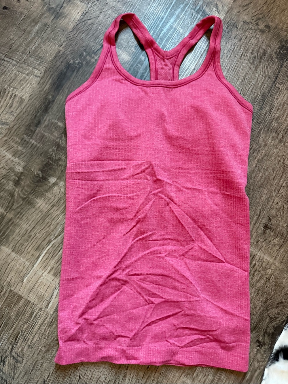 lululemon athletica Pink Racerback Seamless Tank